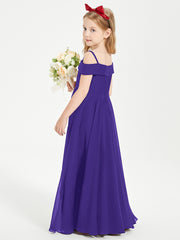Chic Robes de Demoiselles d'Honneur Junior Hors de l'Épaule Régence