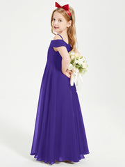 Chic Robes de Demoiselles d'Honneur Junior Hors de l'Épaule Régence