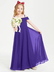 Chic Robes de Demoiselles d'Honneur Junior Hors de l'Épaule Régence
