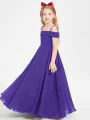 Chic Robes de Demoiselles d'Honneur Junior Hors de l'Épaule Régence
