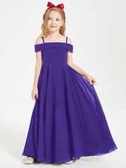 Chic Robes de Demoiselles d'Honneur Junior Hors de l'Épaule Régence