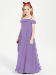 Chic Robes de Demoiselles d'Honneur Junior Hors de l'Épaule Tahiti
