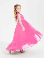 Boho Robes de Demoiselles d'Honneur Junior à Jupe en Cascade Azalée
