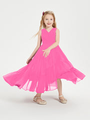 Boho Robes de Demoiselles d'Honneur Junior à Jupe en Cascade Azalée