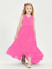 Boho Robes de Demoiselles d'Honneur Junior à Jupe en Cascade Azalée