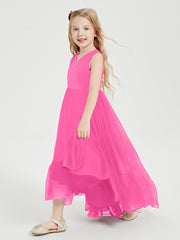 Boho Robes de Demoiselles d'Honneur Junior à Jupe en Cascade Azalée