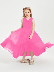 Boho Robes de Demoiselles d'Honneur Junior à Jupe en Cascade Azalée