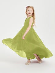 Boho Robes de Demoiselles d'Honneur Junior à Jupe en Cascade Trèfle