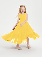 Boho Robes de Demoiselles d'Honneur Junior à Jupe en Cascade Souci