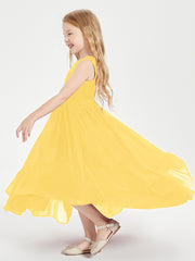 Boho Robes de Demoiselles d'Honneur Junior à Jupe en Cascade Souci
