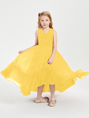 Boho Robes de Demoiselles d'Honneur Junior à Jupe en Cascade Souci