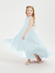 Boho Robes de Demoiselles d'Honneur Junior à Jupe en Cascade Brume