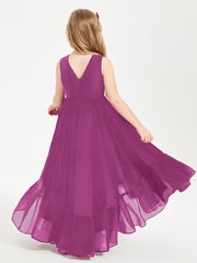 Boho Robes de Demoiselles d'Honneur Junior à Jupe en Cascade Orchidee