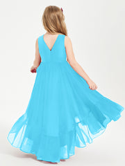 Boho Robes de Demoiselles d'Honneur Junior à Jupe en Cascade Piscine
