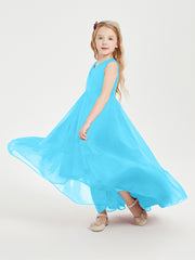 Boho Robes de Demoiselles d'Honneur Junior à Jupe en Cascade Piscine