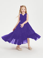Boho Robes de Demoiselles d'Honneur Junior à Jupe en Cascade Régence