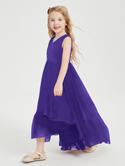 Boho Robes de Demoiselles d'Honneur Junior à Jupe en Cascade Régence