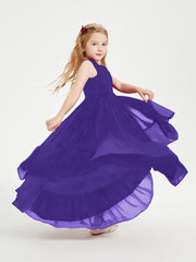Boho Robes de Demoiselles d'Honneur Junior à Jupe en Cascade Régence