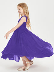 Boho Robes de Demoiselles d'Honneur Junior à Jupe en Cascade Régence