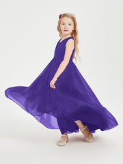 Boho Robes de Demoiselles d'Honneur Junior à Jupe en Cascade Régence