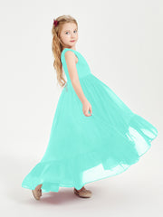 Boho Robes de Demoiselles d'Honneur Junior à Jupe en Cascade Spa