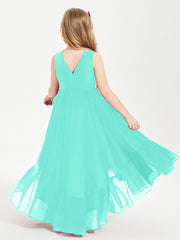 Boho Robes de Demoiselles d'Honneur Junior à Jupe en Cascade Spa