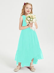 Boho Robes de Demoiselles d'Honneur Junior à Jupe en Cascade Spa
