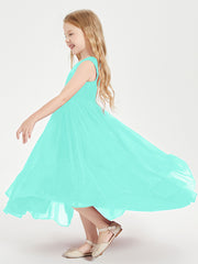 Boho Robes de Demoiselles d'Honneur Junior à Jupe en Cascade Spa