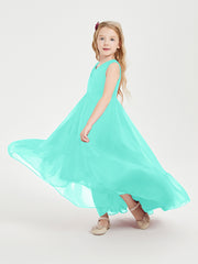 Boho Robes de Demoiselles d'Honneur Junior à Jupe en Cascade Spa