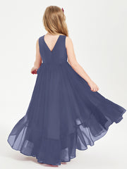 Boho Robes de Demoiselles d'Honneur Junior à Jupe en Cascade Orageux