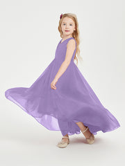 Boho Robes de Demoiselles d'Honneur Junior à Jupe en Cascade Tahiti