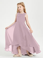 Junior Robes de Demoiselle d'Honneur Modernes à Col Cowl Asymétrique Dusk