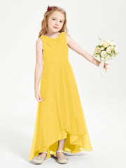 Junior Robes de Demoiselle d'Honneur Modernes à Col Cowl Asymétrique Souci