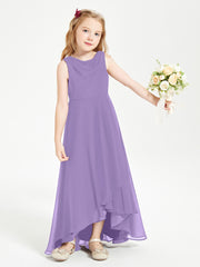 Junior Robes de Demoiselle d'Honneur Modernes à Col Cowl Asymétrique Tahiti