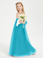 Robe Étincelante de Demoiselle d'Honneur Junior Top en Paillettes Jade