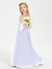 Robe Étincelante de Demoiselle d'Honneur Junior Top en Paillettes Lavande
