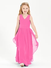 Robes de Demoiselle d'Honneur Junior en Mousseline de Style Boho Azalée