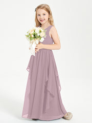 Robes de Demoiselle d'Honneur Junior en Mousseline de Style Boho Dusk