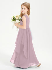 Robes de Demoiselle d'Honneur Junior en Mousseline de Style Boho Dusk