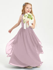 Robes de Demoiselle d'Honneur Junior en Mousseline de Style Boho Dusk