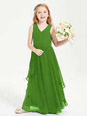 Robes de Demoiselle d'Honneur Junior en Mousseline de Style Boho Mousse