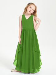 Robes de Demoiselle d'Honneur Junior en Mousseline de Style Boho Mousse