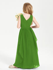 Robes de Demoiselle d'Honneur Junior en Mousseline de Style Boho Mousse