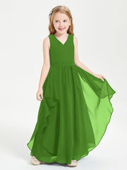 Robes de Demoiselle d'Honneur Junior en Mousseline de Style Boho Mousse