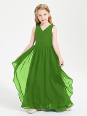 Robes de Demoiselle d'Honneur Junior en Mousseline de Style Boho Mousse