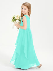 Robes de Demoiselle d'Honneur Junior en Mousseline de Style Boho Spa