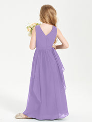 Robes de Demoiselle d'Honneur Junior en Mousseline de Style Boho Tahiti