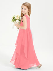 Robes de Demoiselle d'Honneur Junior en Mousseline de Style Boho Pastèque
