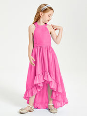 Junior Robes de Demoiselle d'Honneur Boho à la Mode Azalée