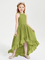 Junior Robes de Demoiselle d'Honneur Boho à la Mode Trèfle